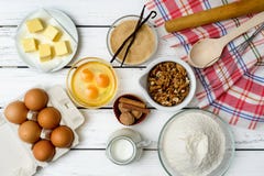 Ингридиенты рецепта теста стоковые фото Ингридиенты рецепта теста стоковые фото