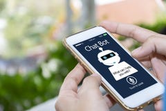 Искусственный интеллект, концепция средства болтовни AI стоковые фото Искусственный интеллект, концепция средства болтовни AI стоковые фото