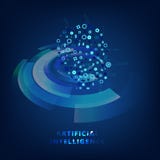 искусственный интеллект Письма AI также вектор иллюстрации притяжки corel иллюстрация вектора искусственный интеллект Письма AI также вектор иллюстрации притяжки corel иллюстрация вектора