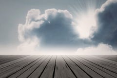 Испустите лучи свет backlight облака солнца волшебный - голубое небо стоковые фотографии rf Испустите лучи свет backlight облака солнца волшебный - голубое небо стоковые фотографии rf
