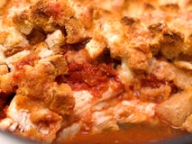 Итальянское mozarella цыпленка печет стоковое изображение rf Итальянское mozarella цыпленка печет стоковое изображение rf