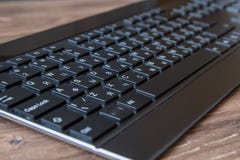 Клавиатура конца компьютера вверх Концепция технологии, дела или образования стоковое фото Клавиатура конца компьютера вверх Концепция технологии, дела или образования стоковое фото