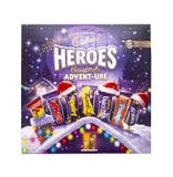 Календарь пришествия приключения рождества героев Cadburys на белой предпосылке стоковые фото Календарь пришествия приключения рождества героев Cadburys на белой предпосылке стоковые фото