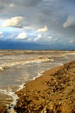 Камни черноты моря водой стоковая фотография Камни черноты моря водой стоковая фотография