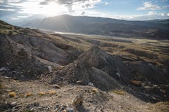 Каньон после массивнейшего землетрясения стоковая фотография Каньон после массивнейшего землетрясения стоковая фотография