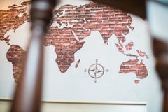 Карта мира, карта земли, карта с compas стоковые фото Карта мира, карта земли, карта с compas стоковые фото