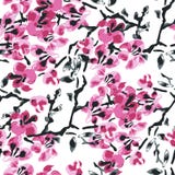 Картина PrintElegant безшовная с цветками Сакуры, элементами дизайна Стоковое фото RF Картина PrintElegant безшовная с цветками Сакуры, элементами дизайна Стоковое фото RF