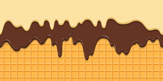 картина безшовная Настоящие замороженность и шоколад на waffle текстурируют предпосылку, конус waffle с мороженым шарж иллюстрация штока картина безшовная Настоящие замороженность и шоколад на waffle текстурируют предпосылку, конус waffle с мороженым шарж иллюстрация штока