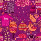 Картина вектора безшовная, doodling дизайн осени иллюстрация вектора Картина вектора безшовная, doodling дизайн осени иллюстрация вектора