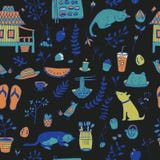 Картина вектора безшовная, doodling дизайн иллюстрация вектора Картина вектора безшовная, doodling дизайн иллюстрация вектора