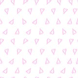 Картина вектора простая с handdrawn сердцами бесплатная иллюстрация Картина вектора простая с handdrawn сердцами бесплатная иллюстрация