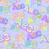 Картина вектора символа Abc Дети изучают предпосылку иллюстрация штока Картина вектора символа Abc Дети изучают предпосылку иллюстрация штока