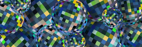 Картина голубых кристаллических сфер абстрактная Творческая предпосылка стеклянных шариков 3d бесплатная иллюстрация Картина голубых кристаллических сфер абстрактная Творческая предпосылка стеклянных шариков 3d бесплатная иллюстрация