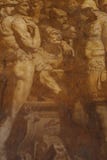 картина картины абстрактных декоративных цветков геометрическая стоковая фотография картина картины абстрактных декоративных цветков геометрическая стоковая фотография