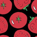 Картина притяжки руки безшовная томата также вектор иллюстрации притяжки corel иллюстрация штока Картина притяжки руки безшовная томата также вектор иллюстрации притяжки corel иллюстрация штока