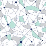 Картина решетки безшовная с случайными геометрическими формами и линиями Стоковое фото RF Картина решетки безшовная с случайными геометрическими формами и линиями Стоковое фото RF