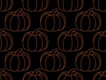 Картина тыквы безшовная на черной предпосылке примечания лунного света halloween летучей мыши предпосылки вектор иллюстрация штока Картина тыквы безшовная на черной предпосылке примечания лунного света halloween летучей мыши предпосылки вектор иллюстрация штока