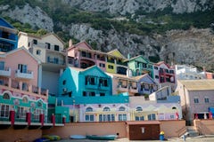 Каталонский залив, Ист-Сайд Гибралтара стоковое фото Каталонский залив, Ист-Сайд Гибралтара стоковое фото
