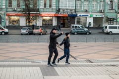 Киев, Украина 19-ое апреля 2019 Спор 2019 UA президентский Стадион Киева Olympiyskiy стоковая фотография Киев, Украина 19-ое апреля 2019 Спор 2019 UA президентский Стадион Киева Olympiyskiy стоковая фотография