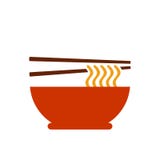 Китайский значок лапш, въетнамская иллюстрация вектора pho иллюстрация штока Китайский значок лапш, въетнамская иллюстрация вектора pho иллюстрация штока