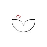 Китайский Новый Год, значок печенья с предсказанием Смогите быть использовано для сети, логотипа, мобильного приложения, UI, UX иллюстрация вектора Китайский Новый Год, значок печенья с предсказанием Смогите быть использовано для сети, логотипа, мобильного приложения, UI, UX иллюстрация вектора
