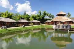китайское село сынка pai mae hong стоковые фотографии rf китайское село сынка pai mae hong стоковые фотографии rf