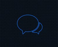 клокочет речь иконы Болтовня или blogging знак иллюстрация штока клокочет речь иконы Болтовня или blogging знак иллюстрация штока