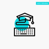 Ключ, клавиатура, образование, значок вектора пункта круга самого интересного бирюзы градации иллюстрация штока Ключ, клавиатура, образование, значок вектора пункта круга самого интересного бирюзы градации иллюстрация штока
