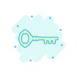 Ключевой значок в шуточном стиле Пиктограмма иллюстрации мультфильма вектора имени пользователя доступа Влияние выплеска концепци бесплатная иллюстрация Ключевой значок в шуточном стиле Пиктограмма иллюстрации мультфильма вектора имени пользователя доступа Влияние выплеска концепци бесплатная иллюстрация