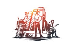 Книга, библиотека, образование, литература, концепция знания Вектор нарисованный рукой изолированный иллюстрация вектора Книга, библиотека, образование, литература, концепция знания Вектор нарисованный рукой изолированный иллюстрация вектора