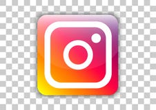 Кнопка значка средств массовой информации Instagram социальная с символом внутрь иллюстрация штока Кнопка значка средств массовой информации Instagram социальная с символом внутрь иллюстрация штока