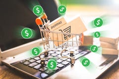 Коммерция e, покупает и продает онлайн, виртуальную корзину стоковые изображения rf Коммерция e, покупает и продает онлайн, виртуальную корзину стоковые изображения rf