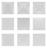 Комплект 9 решеток, сеток Комплект monochrome элементов, предпосылки, Стоковая Фотография RF Комплект 9 решеток, сеток Комплект monochrome элементов, предпосылки, Стоковая Фотография RF