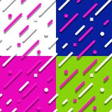 Комплект текстуры безшовной абстрактной картины Multicolor иллюстрация штока Комплект текстуры безшовной абстрактной картины Multicolor иллюстрация штока