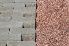 Конкретная мостоваая Конструкция новой улицы roadwork Стоковое Фото Конкретная мостоваая Конструкция новой улицы roadwork Стоковое Фото