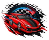Концепция вектора комплекта гоночного автомобиля против спидометра & Checkered флага бесплатная иллюстрация Концепция вектора комплекта гоночного автомобиля против спидометра & Checkered флага бесплатная иллюстрация