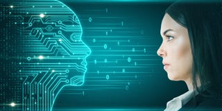 Концепция искусственного интеллекта и нововведения стоковые фото Концепция искусственного интеллекта и нововведения стоковые фото