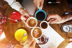 Концепция капучино Latte ресторана кафа кофейни Стоковая Фотография RF Концепция капучино Latte ресторана кафа кофейни Стоковая Фотография RF