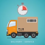 Концепция обслуживания доставки бесплатная иллюстрация Концепция обслуживания доставки бесплатная иллюстрация