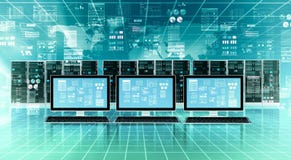 Концепция сервера облака интернета Концепция сервера облака интернета