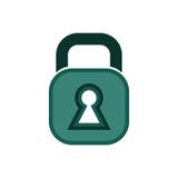 Концепция символа отверстия для ключа иллюстрация вектора Концепция символа отверстия для ключа иллюстрация вектора