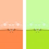 Красивые знамена шнурка с смычком Соответствующий для wedding поздравительной открытки приглашения или бесплатная иллюстрация Красивые знамена шнурка с смычком Соответствующий для wedding поздравительной открытки приглашения или бесплатная иллюстрация