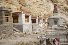 Красивый дом в комплексе монастыря Leh Ladakh Hemis, Индии стоковые изображения rf Красивый дом в комплексе монастыря Leh Ladakh Hemis, Индии стоковые изображения rf