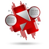 Красная и серая предпосылка абстрактного искусства с геометрическими элементами иллюстрация вектора Красная и серая предпосылка абстрактного искусства с геометрическими элементами иллюстрация вектора