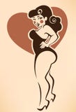 Красота Pinup бесплатная иллюстрация Красота Pinup бесплатная иллюстрация
