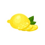 Красочная иллюстрация всего свежего лимона, 3 круглых кусков и листьев зеленого цвета цитрусовые фрукты тропические Естественный бесплатная иллюстрация Красочная иллюстрация всего свежего лимона, 3 круглых кусков и листьев зеленого цвета цитрусовые фрукты тропические Естественный бесплатная иллюстрация