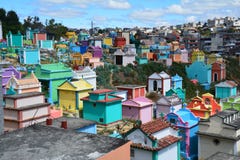 Красочное кладбище в Chichicastenango Гватемале стоковые фото Красочное кладбище в Chichicastenango Гватемале стоковые фото