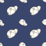 Крышка моды бейсбола картины безшовная на красочной предпосылке Картина для ткани, бумаги иллюстрация штока Крышка моды бейсбола картины безшовная на красочной предпосылке Картина для ткани, бумаги иллюстрация штока