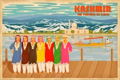 Культура Кашмира бесплатная иллюстрация Культура Кашмира бесплатная иллюстрация
