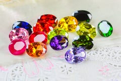 Кубические драгоценные камни zirconia стоковое изображение Кубические драгоценные камни zirconia стоковое изображение